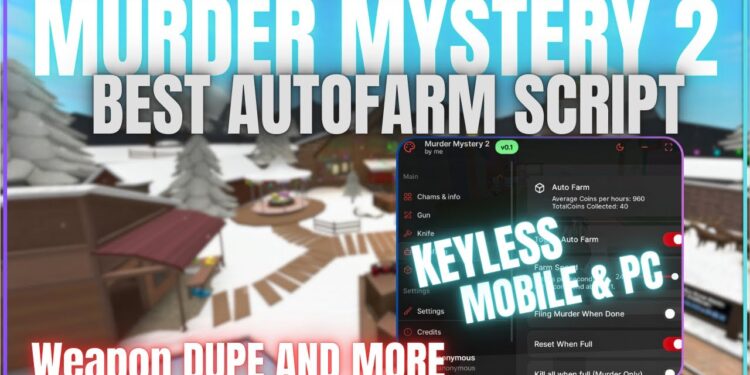 Murder Mystery 2 Scripts ESP Auto Farm God Mode