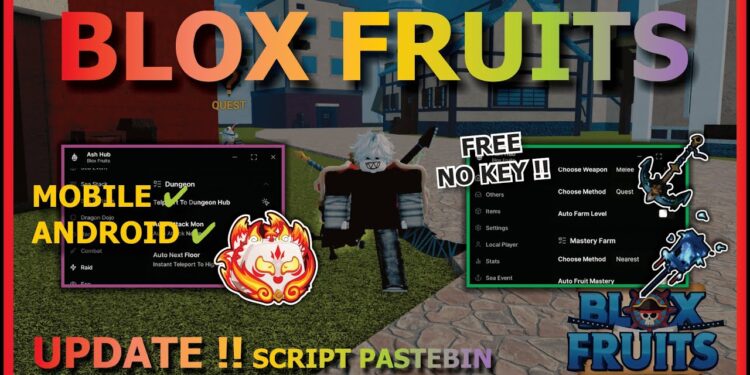 Blox Fruits Script for Auto Weapon & Fruit Mastery