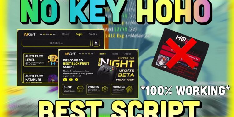 Hoho Hub Script for Blox Fruits – Max Level In 1 Hour