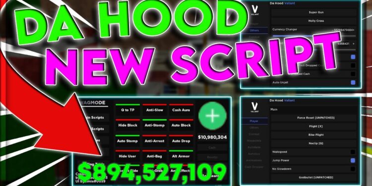 Vexaton – The Best Da Hood Script Out Now (Aimbot, Fling, Noclip)