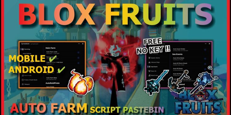 Best Blox Fruits Script for Mobile – Auto Farm, Fruit ESP, Teleport (No Key)