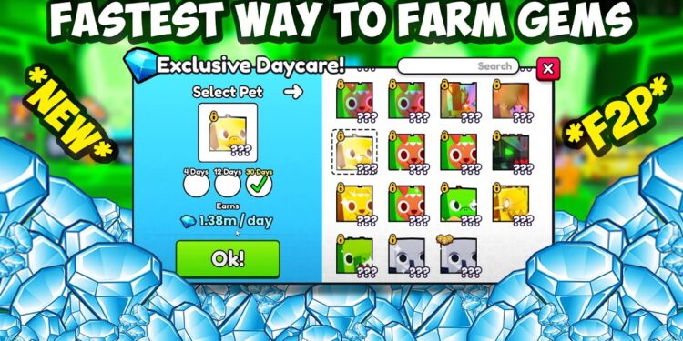 Pet Simulator 99 Hack – How to Farm Billions of Diamonds Per Hour