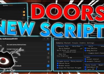 DOORS Script: Entity ESP, Noclip, Full Bright (Vision Hub)