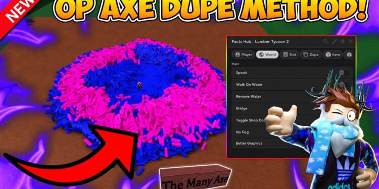 Lumber Tycoon 2 Script – Wood Duplication (Dupe) & Teleport