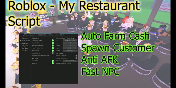 My Restaurant! Script – Auto Serve, Auto Collect