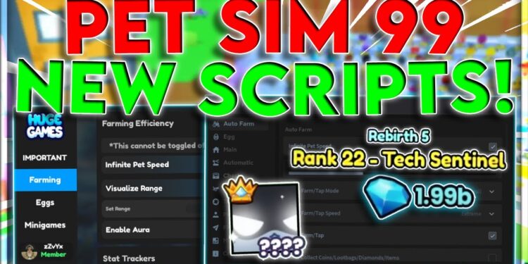 Pet Simulator 99 New Update Script – Auto Farm The Newest Area